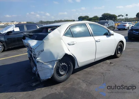 2014 Toyota Corolla L z USA, uszkodzony, nr VIN 2T1BURHE5EC128037